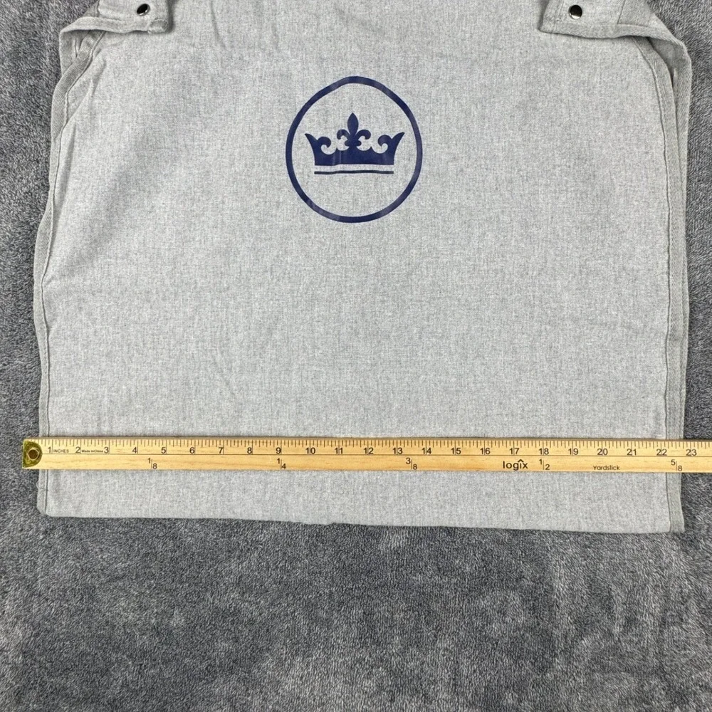 Peter Millar Grey Heather Crown Logo Garment Bag Travel Suit Carrier Foldable